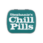 Personalized Chill Pills Mint/Candy Container