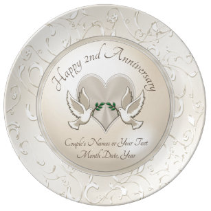  2nd Wedding Anniversary Gifts Zazzle ca