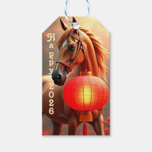 Personalized Chinese new year 2026 Gift Tags
