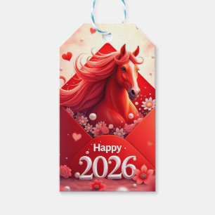 Personalized Chinese new year 2026 Gift Tags