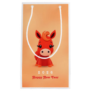 Personalized Chinese new year 2026 Small Gift Bag