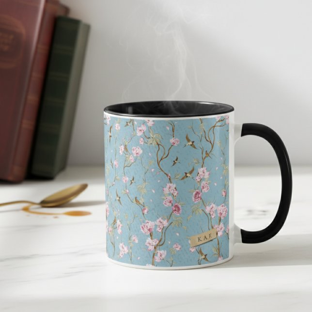 Personalized Chinoiserie Archive Scholar Mug (Créateur téléchargé)