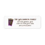 Personalized Chocolate Candy Bar Address Labels 