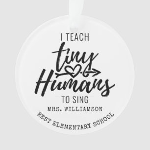 Personalized Choir Director Script Christmas Ornament