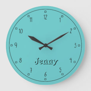 Personalized Choose Your Own Colour Large Clock