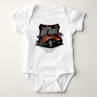 Personalized Chopped Red Hot Rod Coupe Speed Shop 