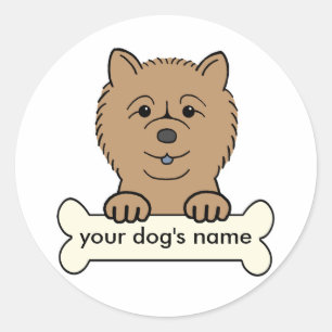 Personalized Chow Chow Classic Round Sticker