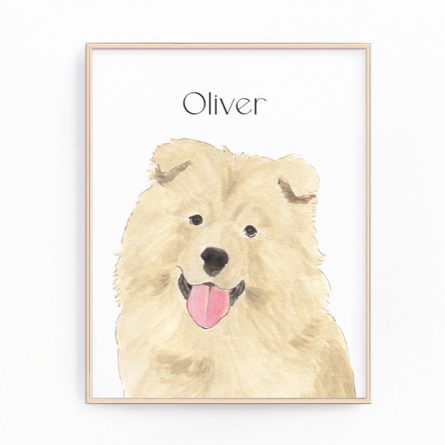 Personalized Chow Chow Dog Art Photo Print (Creator Uploaded)