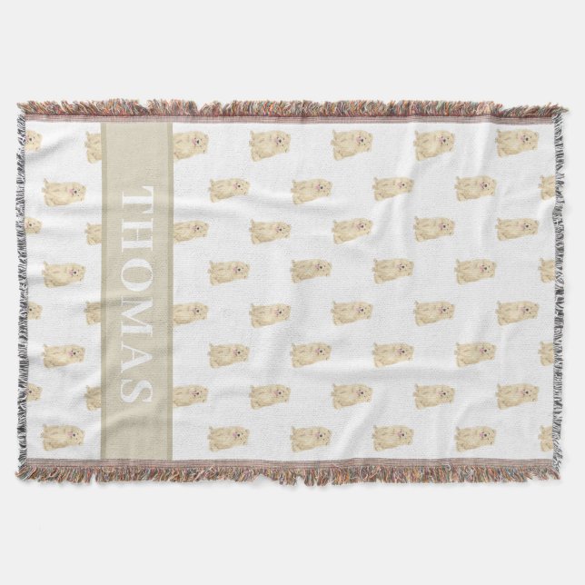 Personalized Chow Chow  Throw Blanket (Front)