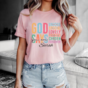 Personalized Christian Bible Verse T-shirt
