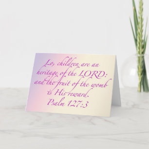 Personalized Christian Birth Announcement