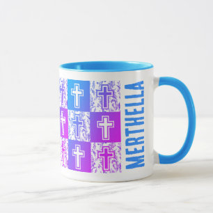 Personalized Christian Easter Cross Mug
