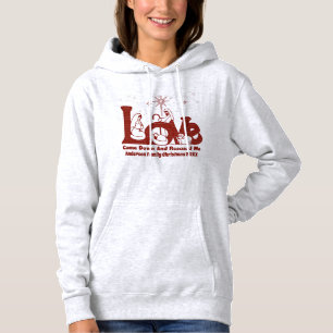 Personalized Christian Family Christmas Nativity Hoodie
