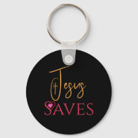 Personalized Christian Jesus Saves Cross Heart 
