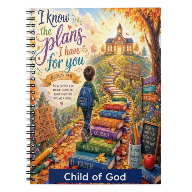 Personalized Christian Kids’ Notebook (Front)