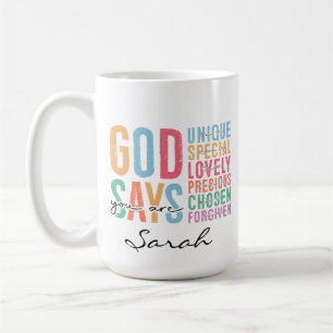 Personalized Christian Mug Bible Verse Mug