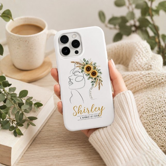 Personalized Christian My God, Your God Sunflower Case-Mate iPhone Case (Creator Uploaded)