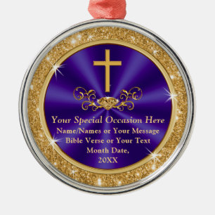 Personalized, Christian Ornaments for Any Occasion