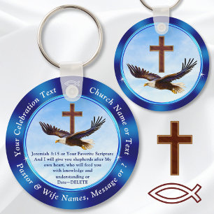 Personalized, Christian Party Favors for Adults Keychain