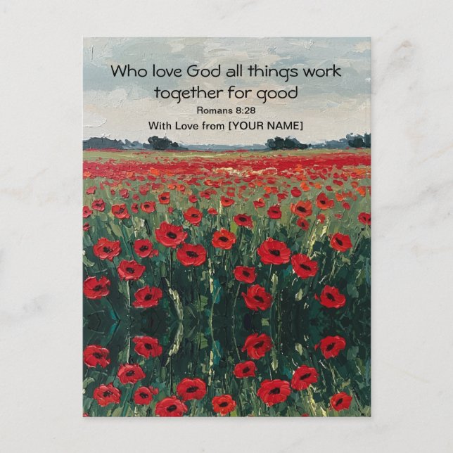 Personalized Christian Postcard (Front)