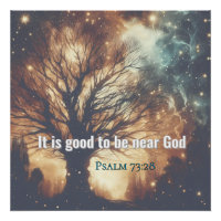 Personalized Christian Scripture Poster – Psalm 73