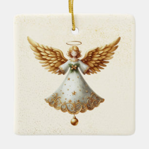 Personalized Christmas Angel Ornament