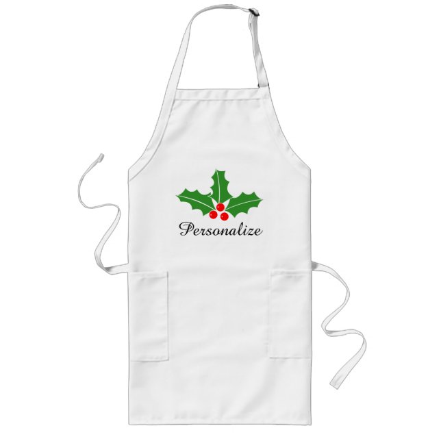 Personalized Christmas aprons for men and women (Front)