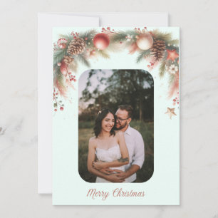 Personalized Christmas Arch Photo Card