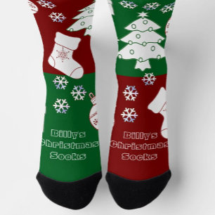 Personalized Christmas Art Socks