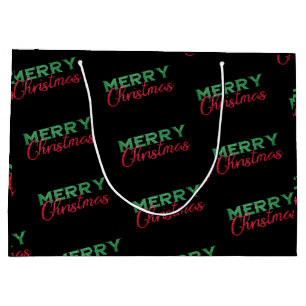 Personalized Christmas Bag, Christmas Party  Large Gift Bag