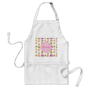 Personalized Christmas Bakery Doughnuts Custom Standard Apron