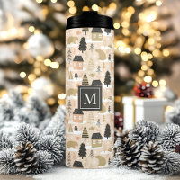 Personalized Christmas Bear Village