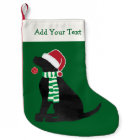 Personalized Christmas Black Lab Holiday Dog