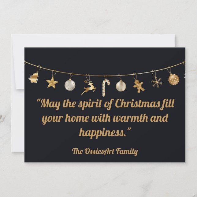 Personalized Christmas Card (Front)