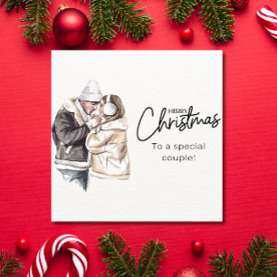 Personalized Christmas Card For Couples
