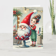 Personalized Christmas Card for Hair Stylist