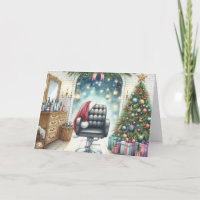 Personalized Christmas Card for Hair Stylist 