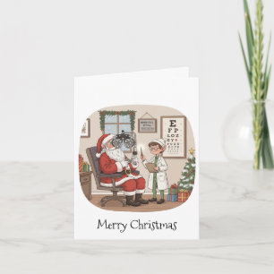 Personalized Christmas Card for Optometrist