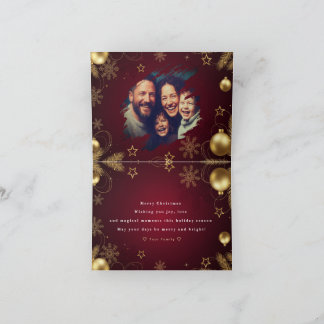 Personalized Christmas Card with Custom Message