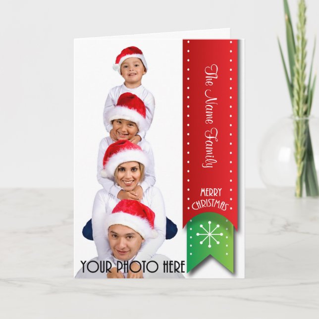 Personalized Christmas Cards - Add Your Photo! (Front)
