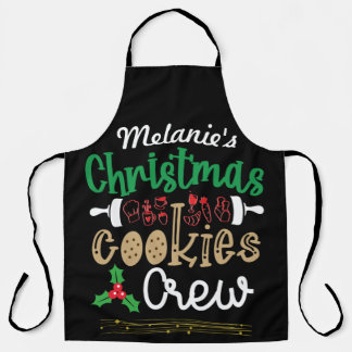 Personalized Christmas Cookie All-Over Print Apron