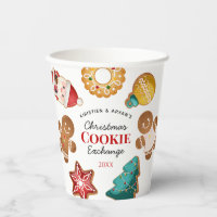 Personalized Christmas Cookie Exchange Gingerbread