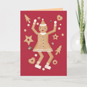Personalized Christmas Cookie Martzkin Card