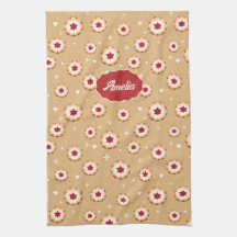 Personalized Christmas Cookie Pattern Name