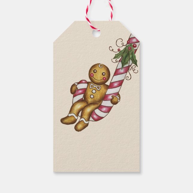 Personalized Christmas Cookies Gift Tag (Back)