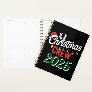 Personalized Christmas Crew 2025 Xmas Family Planner