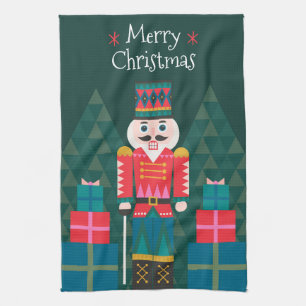 Personalized Christmas Custom Nutcracker Kitchen Towel