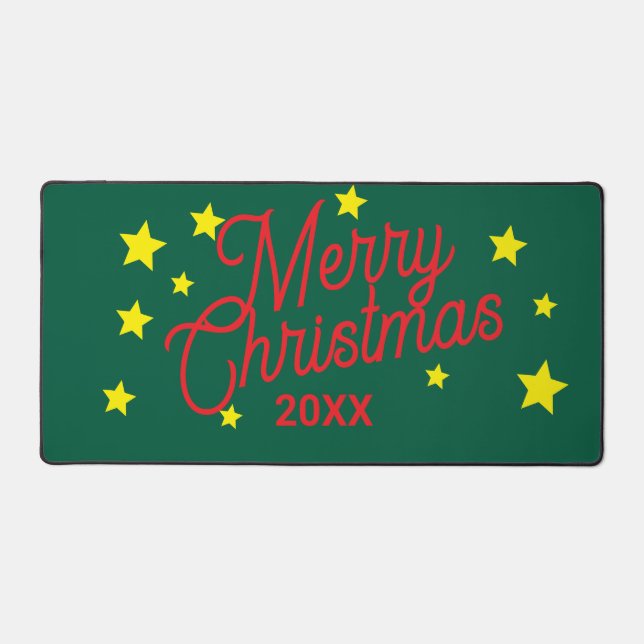 Personalized Christmas Desk Mat (Front)