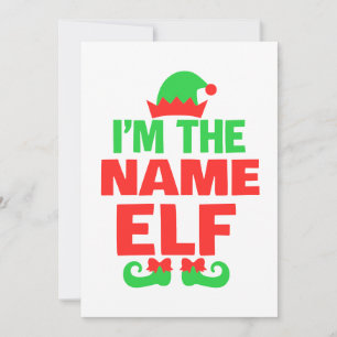 Personalized Christmas Elf Holiday Card