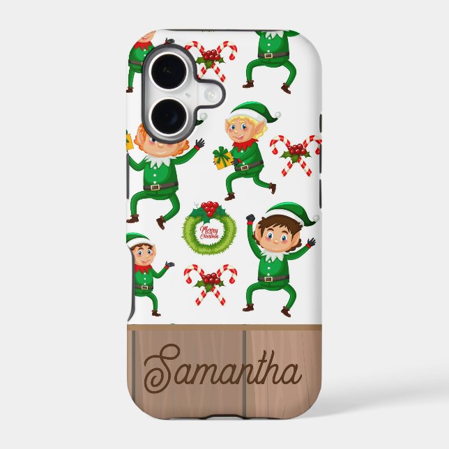 Personalized Christmas elfs pattern (Back)